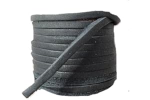 DANGEROUS THREADS Lace Lacing Leather Topgrain Black 12 Feet 2 Pieces