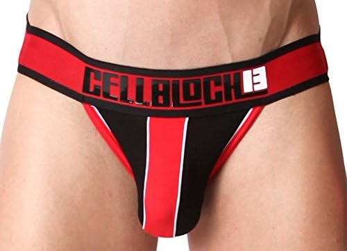 CellBlock 13 Mens Liquid Shadow Jockstrap Red Medium