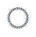 Believe London Mens Womens Hematite Magnetic Therapy Bracelet | Strong Stretch | Precious Natural Stones Healing Blue Cat Eye (8 Inch)