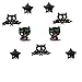 O.L. Toys Ovee Lando Black Cat Bat Star Balloons Birthday Party Decoration Set of 17