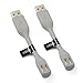 [2-Pack] TUSITA Charger for Jawbone UP2 UP3 UP4 - USB Charging Cable 10cm - Fitness Tracker Accessories