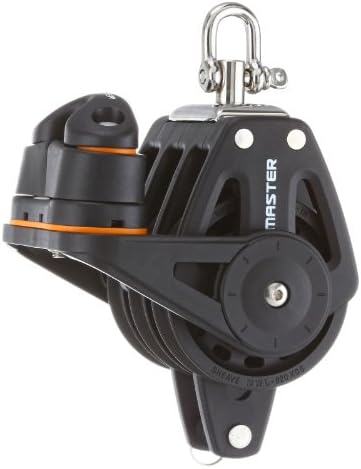 Master】50mm Triple/Swivel/Becket/Cleat Plain Bearing Mainsheet System Block