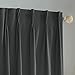 Eclipse Thermal Traverse Rod Curtains for Living Room and Bedroom, 100