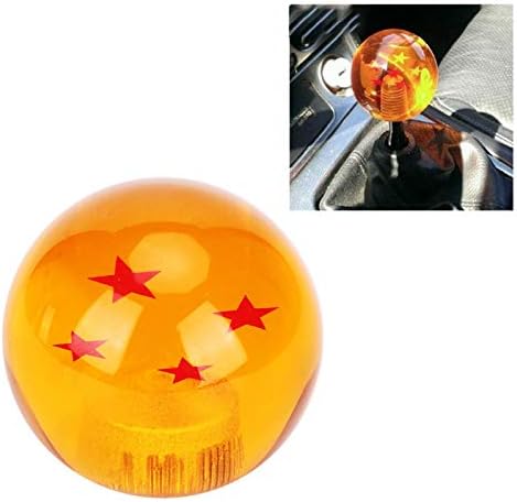 Acouto Dragon Ball Shift Knob Universal Car Gear Shift Knob Manual Shifter Lever Handle with Adapter Replacement(4 Stars): Automotive