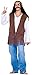 Forum Novelties Men's Generation Hippie Costume Vest, Brown, One Size