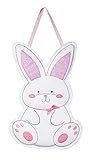 Evergreen Easter Bunny Outdoor-Safe Felt Door Decor