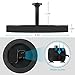 Solar Fountain Pump, Solar Powered Bird Bath Fountain Pump 1.4W Solar Panel Kit Water Pump
