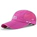 Baseball Cap Quick Dry Travel Hats UPF50+ Cooling Portable Sun Hats for Sports Golf Running Fishing Outdoor Research with Foldable Long Large Bill
