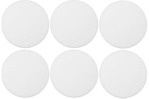 NUOBESTY 6pcs 3.5-inch (76mm) Plastic Spotlight Lamp Shades LED Ceiling Light Diffuser Replacement Covers