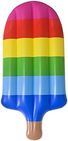 AMGlobal Popsicle Float, Pool Floats, Inflatable Popsicle Pool Float Raft, Summer Outdoor Pool Floats, Floatie Lounge Toy For Adults, Kids For Fun