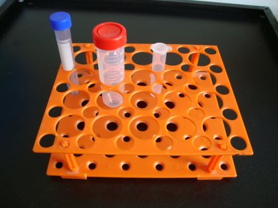 Preamer Plastic Test Tube Rack Holder for 10ML/15ML/50ML Conical Test Tubes - Thumbnail 2