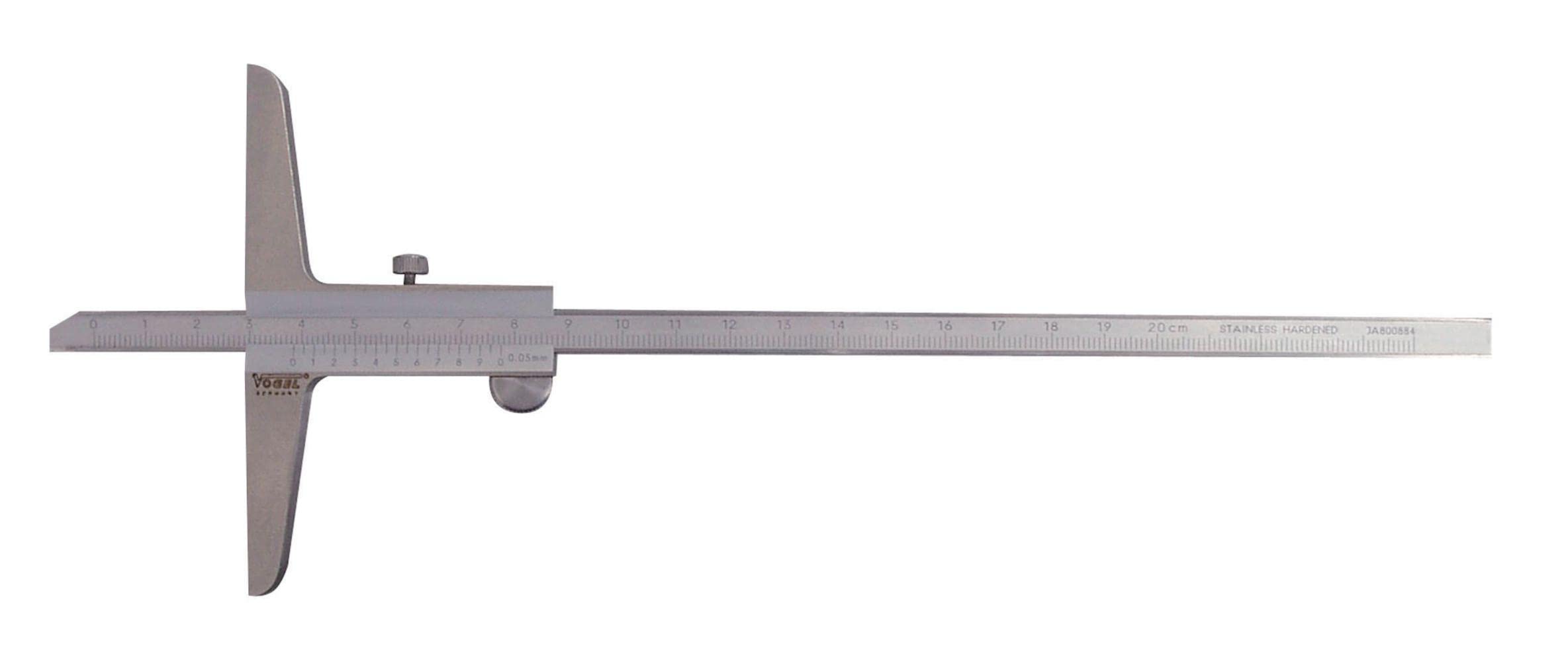 Vogel 221530 - Calibre de profundidad DIN 862 - Capacidad 150 mm