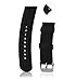 UNITED WATCH BANDS Silicone Watch Band for Men and Women - Quick Release Replacement Watch Strap - 18mm 20mm 22mm 24mm - Multiple Colors - Stylish and Comfortable Watch Band Replacement