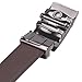 Fanshimite Men's Leather Belt Sliding Buckle Ratchet Belt -Black/Brown（A06/08/10） (47.2