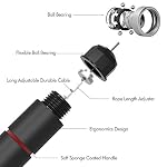 Fitfort-Skipping-Rope-Speed-Rope-for-Adults-with-Good-Quality-Ball-Bearings-Adjustable-Length-Jump-Rope-with-Ball-Bearings-Non-slip-Handles-Rope-Jumping-for-Fitness-and-Training