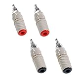 Oiyagai 4Pcs M5 High Current 5mm Female Banana