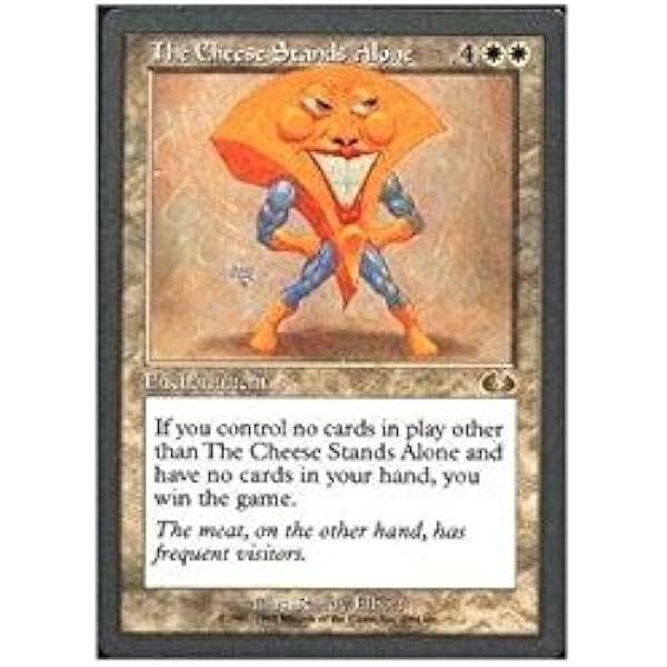 Amazon Com Magic The Gathering The Cheese Stands Alone Unglued Toys Games
