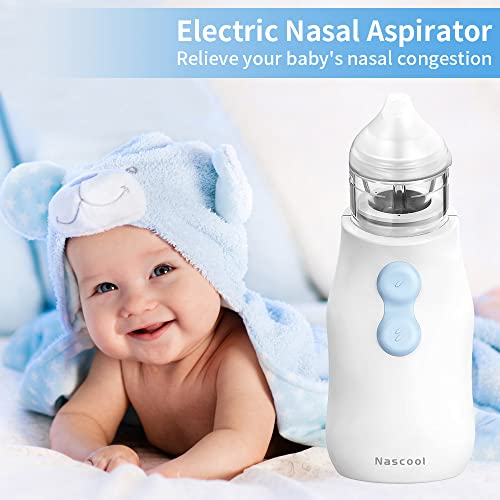 Electric Baby Nasal Aspirator for Newborn Nose Sucker with Booger