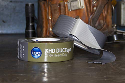 IPG XHD DUCTape,  Extra Heavy Duty Duct Tape,  1.88" x 60 yd, Silver (Single Roll) - Thumbnail 4