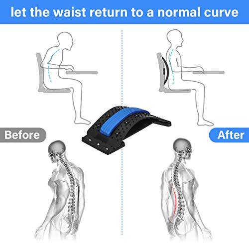 Back Stretcher, LIUMY Newest Generation Spine Deck Lumbar Support