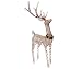 5 Foot Gold Champagne Buck Deer Display Outdoor Christmas Yard Lawn Decoration