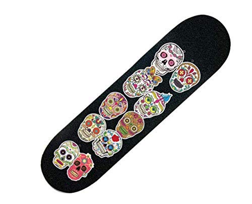 ZYTC Sugar Skull Stickers Colored Cartoon Graffiti Laptop Stickers Decal for Luggage Skateboard Helmet Car Motorcycle Bike (50 Pack)