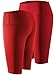 Cadmus Women's High Waist Workout Running Compression Shorts with Pocket