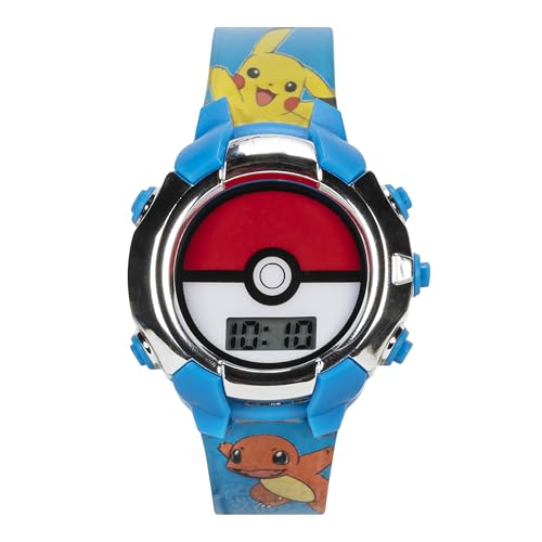 Accutime Kids Pokemon Digital LCD Quartz Watch for Boys, Girls, and Adults All Ages