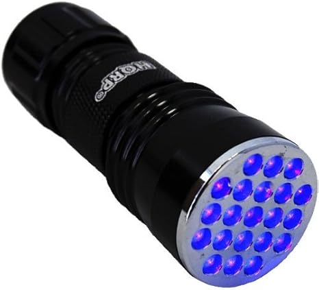 Lampe Torche UV LED 100mm - Rechargeable - Blacklight Puissante - Détection - France