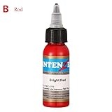 Tattoo Art, Ikevan INTENZE 30ml Professional Tattoo Ink 14 Colors Set 1oz 30ml/Bottle Tattoo Pigment Kit (B)
