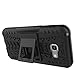 Samsung Galaxy A3 2017 Case Remex [Military Tires Leather And Kickstand] with Shockproof and Anti-Scratch and Non-Slip Case For Samsung Galaxy A3 2017 (Black)