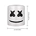 DJ Marshmello Mask Marshmello Helmet for Music Festival Halloween Mask Props Full Head Mask Halloween Costumes Cosplay Mask White
