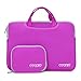 Coodio Universal 15.6 inch Laptop Sleeve Bag Case Pouch Carrying Handbag Briefcase + Accessory Bag for Apple Macbook Pro Retina 15 (Fit most 15.6 inch ultrabook laptop) (Violet)