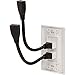 BUYER'S POINT HDMI Wall Plate | UL Listed 2 Port HDMI 2.0 w/ 2 Built in 6-inch Pigtails & Included Mounting Bracket, Supports Ethernet and 4K Video, Perfect for Home Theaters (White) — 1 Pack