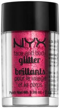 Nyx Cosmetics Face & Body Glitter Red