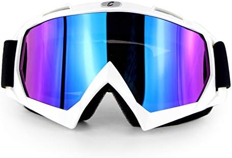 Cg01 Moto Racing Lunettes Moto Mx Lunettes Motocross Cross Field Off Road Atv Gafas Lunettes De Soleil Moto blanc clair