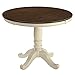 Ashley Whitesburg Round Dining Table in Brown and Cottage White