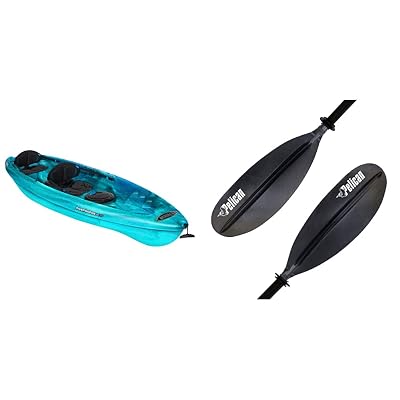 Pelican River Gorge 130X Tandem Kayak + Standard Kayak Paddle Bundle