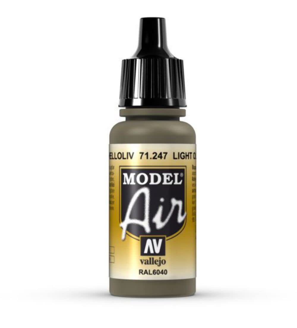 AV Vallejo Model Air 17ml -Light Olive