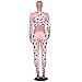 Women's Floral Jacket + Pants 2 Piece Set Tracksuit Sports Joggers Suit Pink L