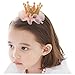 Ecome 3pcs Girl Hairpin Girls Elastic Flower Crown Headwear Hair Accessories