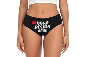 Custom Underwear for Women with Face Picture Personalized Panties Add Your Design Customized Thong Funny Gifts for Her