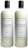 The Laundress Signature Detergent - 33.3 oz, Classic Scent, 2 Pack - All Natural, Plant Based, Eco-Friendly, Biodegradable & Hypoallergenic - Amazing Scent with Jasmine & Citrus Overtones - 128 loads