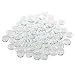 Enenes Glass Cabochon, 12mm for Jewelry Making 100 PCS Round Dome Cabochons with Flat Backs Glass Dome Tiles Clear Cameo for Pendants and Crafts (12MM 100PCS)