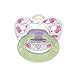 NUK Day & Night Glow Pacifier (6-18m) 2pk Silicone, Girl Designs