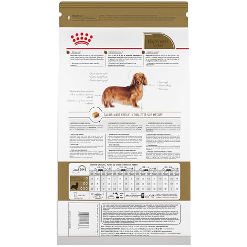 ROYAL CANIN DACHSHUND ADULT BREED SPECIFIC DRY DOG FOOD, 2.5 LB BAG