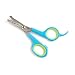 Ziweto Pets Premium Quality Small Grooming Scissor 4.5 inch for Dog and Cats with Micro-Serrated Blades for Nose Ear PAW FACE Rounded tip