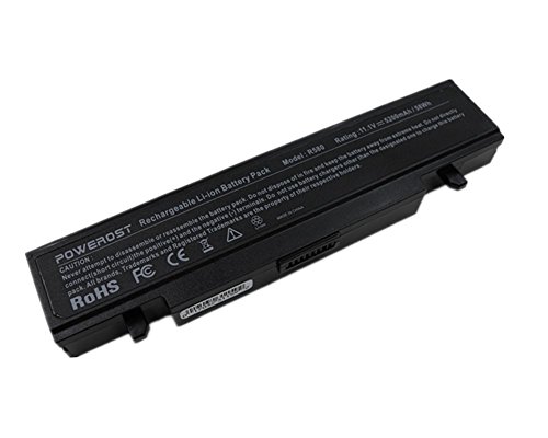 Powerost New Laptop Battery for Samsung R428 R580 R420 R430 R468 R470 R480 RV510 RV511 RC512 R519 R520 R530 R540 R730 Q320 Q430 AA-PB9NC5B AA-PB9NC6B AA-PB9NC6W AA-PB9NC6W/E AA-PB9NS6B AA-PL9NC2B
