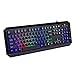 Rii RK300 Rainbow RGB Backlit Gaming Keyboard, 104 Keys USB Wired Multimedia Keyboard for Gaming,Office primary