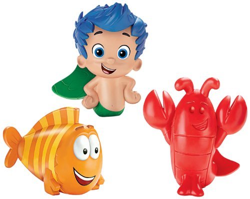 Fisher-Price Nickelodeon Bubble Guppies Gil, Mr. Grouper, Lobster Bath Squirters Model: Y1372